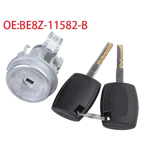 Cilindro de encendido de suave giro para Ford Fiesta 2011-2019 con llaves OE 5