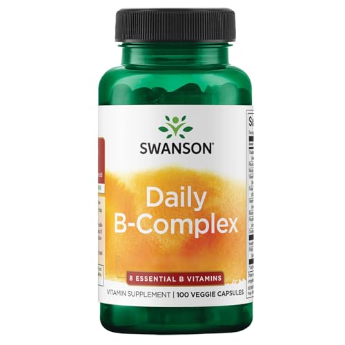 Swanson, Daily B-Complex, 100 glutenfreie Kapseln, breites Spektr...
