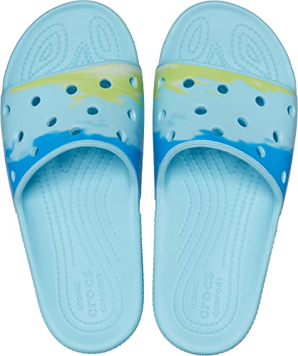 Image of Crocs Unisex Adult Classic Tie Dye Graphic Slide