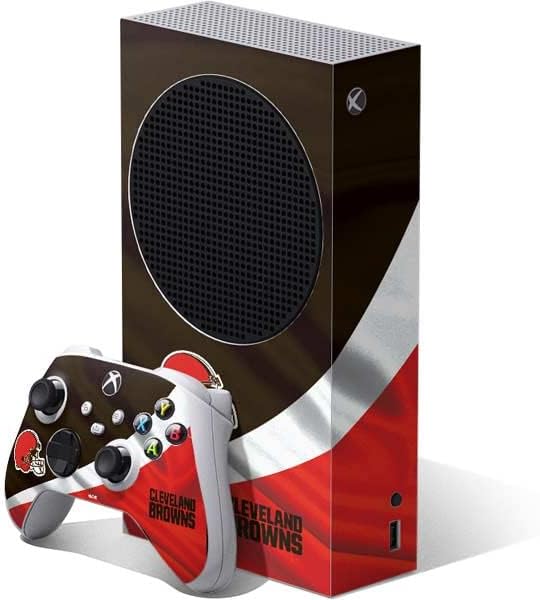 Skinit Decal Gaming Skin Compatible with Xbox Series S Bundle - Officially Licensed NFL Cleveland Browns Design