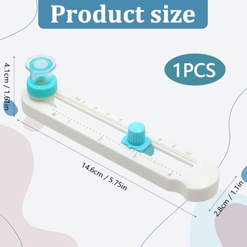 Miniatura 2 de Gysrxs Cortador Circular Papel 2-10cm Ajustable Cortador De Círculos 360 Cortadora Papel Giratorio Para Tarjetas De Diy Papel De La Foto Papel De Imprenta Scrapbooking