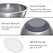 304 Stainless Steel Colander and Strainer, 5QT Large Capacity and 6QT Mixing Bowl, Micropore for Washing Rice, Fruit, and Cooked Pasta, Perfect Draining for Grain and Bean