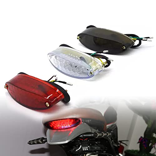 Luzes De Mudança De Direção De Led Para Motocicleta Esfumaçadas Freio Luz Traseira Luz De Placa De L
