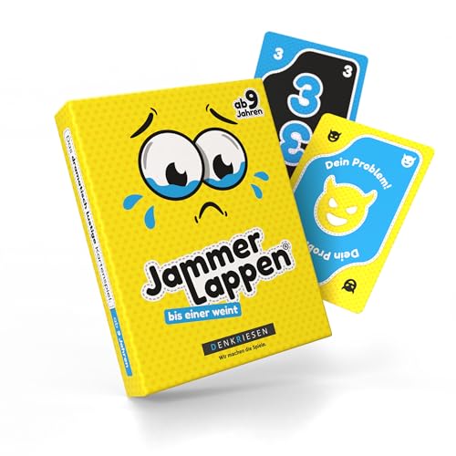 DENKRIESEN - JAMMERLAPPEN - Das dramatisch lustige Kartenspiel bis Einer...