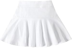 Girls' Pleated Tennis Skirt with Built-In Shorts