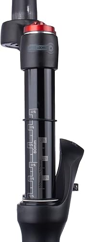 Miniatura 6 de BOLANY 2627.529 Bicicleta de montaña Suspensión neumática Horquilla Amortiguador de rebote Ajuste de rebote 1 18 tubo recto QR de 0.354in de viaje