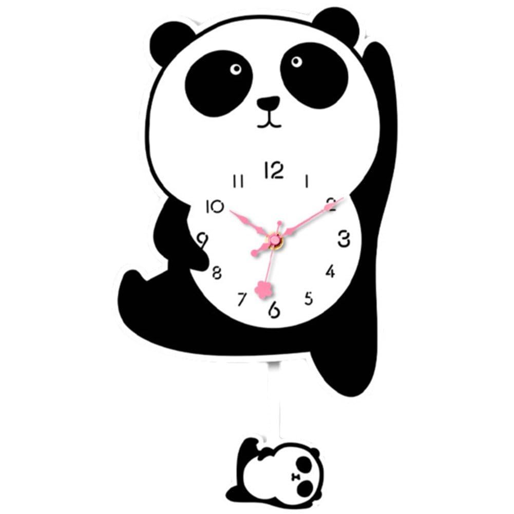 Horloge murale panda mignon pour créer un cocon de tendresse dans la chambre de bébé