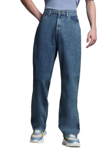 Image of Jack & Jones Men's Loose Fit Jeans | High Rise | Jeans for Men