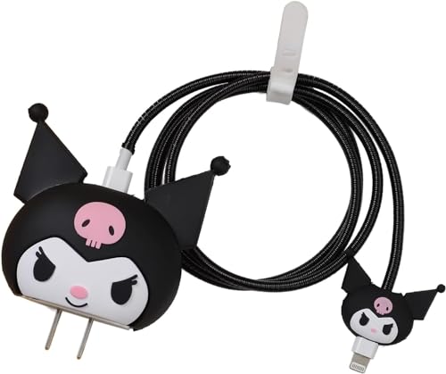 Image of Cartoon 3D Design Protective Case Compatible with Apple 18W - 20W USB-C Power Adapter Charger, Protective Cover for iPhone 18W & 20W Power Adapter Charger with Wire Saver. (Kurami)