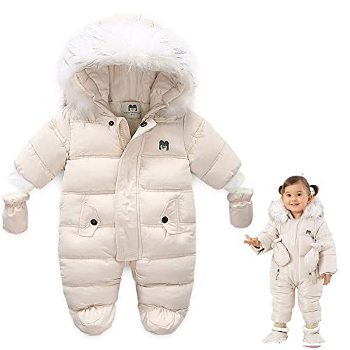 Uvipc Baby Winter Snowsuit Jumpsuit Coat Outwear Romper Footie Hooded Toddler Boys Girls #TOP3
