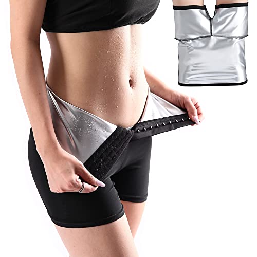 Fajas de sauna Pantalones cortos de cintura alta para mujeres Pantalones de pérdida de peso, Fajas de control de barriga Neopreno Adelgazamiento Entrenador Pantalones cortos Cintura Pantalones de chán Cover