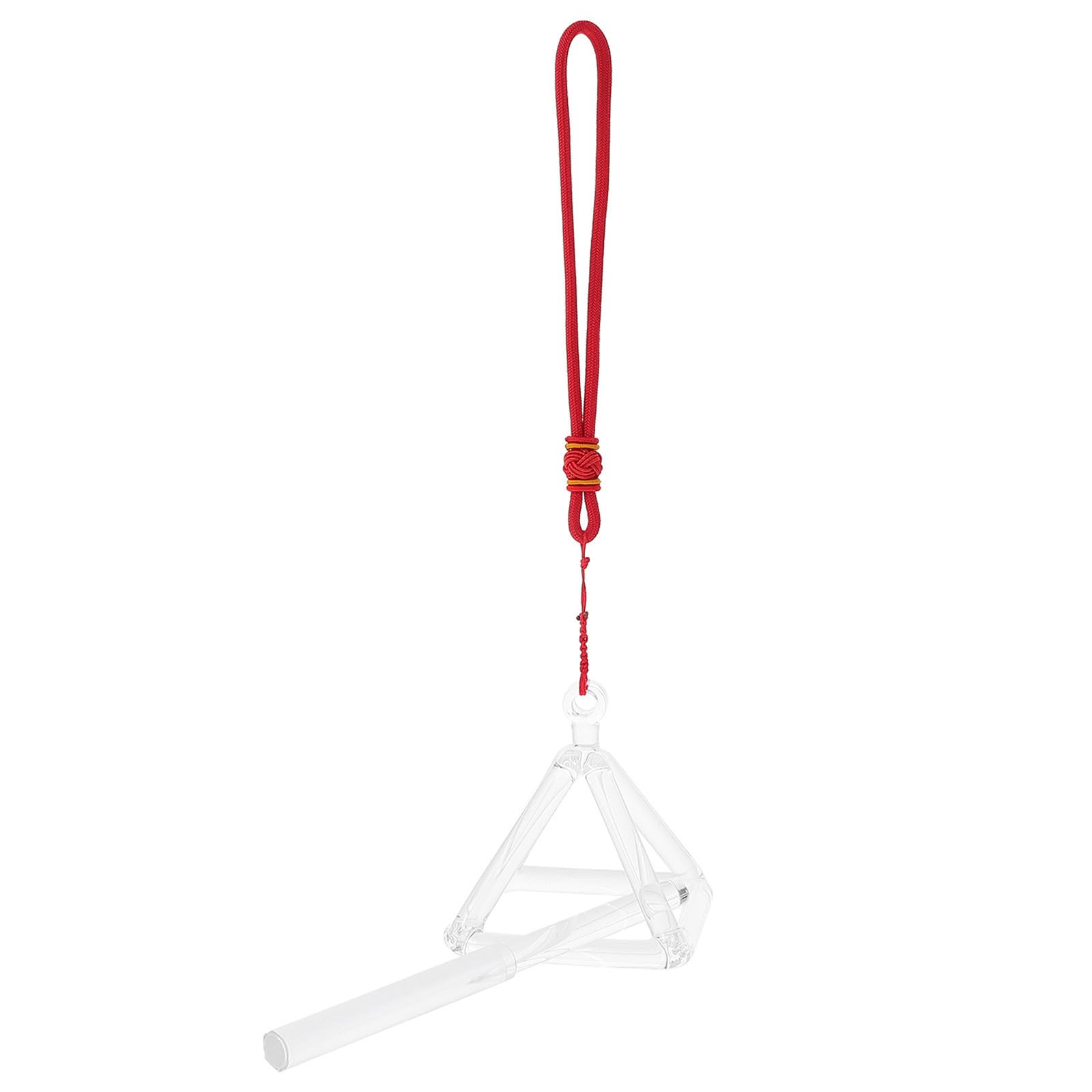Piramide in Cristallo Trasparente per Musicoterapia Decorativa Suoni Profondi, Set da 1 Pezzo per Meditazione e Rilassamento Stili multipli