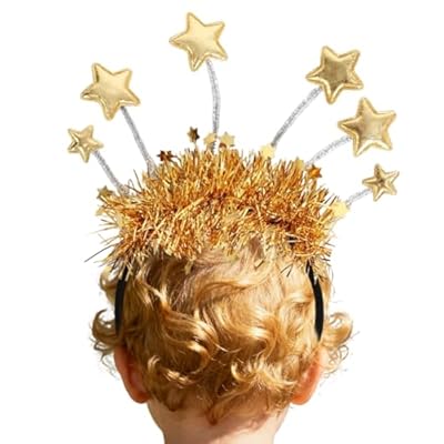 Frohes Neues Jahr-Stirnband Silber