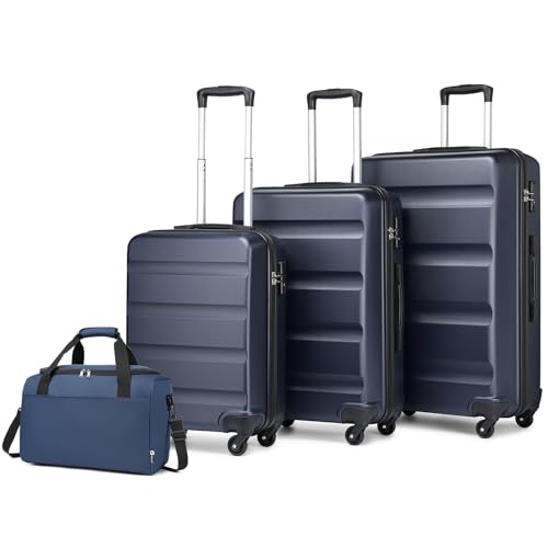 Kono 4-częściowy Zestaw Walizek Granatowy