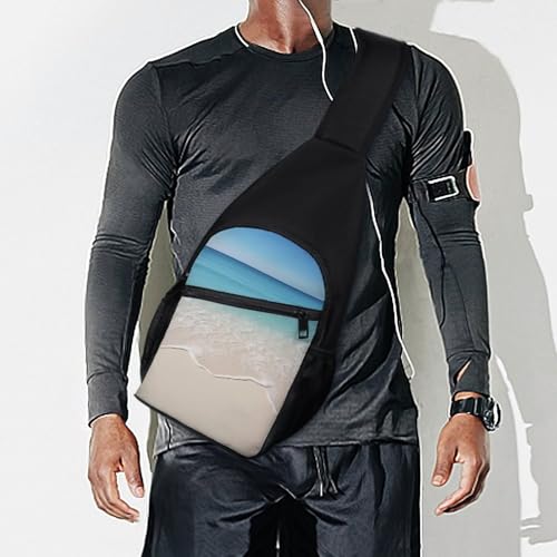 Sling Bag para mujer y hombre, pequeña mochila cruzada miniatura 7