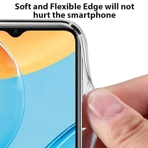 Image of COVERBLACK Rubber Back Cover for Realme C53 - RMX3762 - Transparent