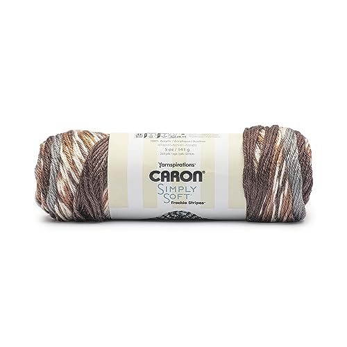 Image of Caron Simply Soft Freckle Sienna Yarn - 3 Pack of 5oz /141g - Acrylic - #4 Worsted (Medium) - 235 Yards - Knitting & Crochet