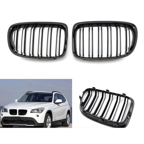 Rejilla de radiador para X1 E84 2010-2015 con doble línea de estilo deportivo 3
