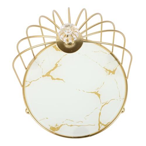 CIYODO Birdcage Cake Stand Cake Serving Platter Cupcake Server Cupcake Holder Serving Tower Tray Food Display Stand Cosmetic Rack Tiered Platter Cake Pop Stand Dessert Display Plate Glass