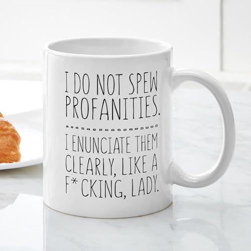 Taza de Cerámica Blanca 11 oz Moderna miniatura 3