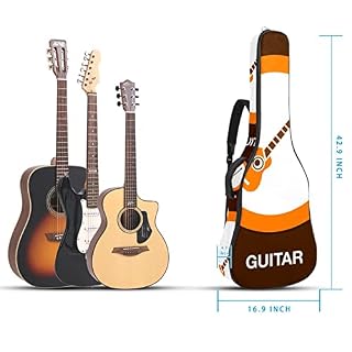 Hondank Housse de protection épaisse en éponge imperméable pour guitare acoustique, électrique, basse, guitare classique… - Les Beatles, Paul McCartney, John Lennon, RIngo Starr, George Harrison Hondank Housse de protection épaisse en éponge imperméable pour guitare acoustique, électrique, basse, guitare classique… – Image 5