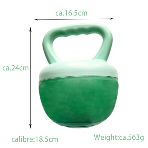 Kettlebells Soft Kettlebell HaltèRe à Boule - 1 Pièce, Vert, Kettlebells Antidérapant, Peut Etre Rempli de Sable, Poids Librement Ajustable, Peut Améliorer la Force Nucléaire Générale – Image 3