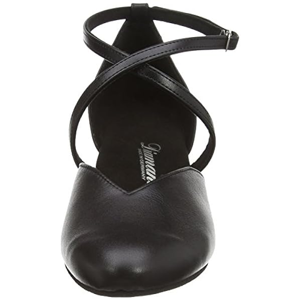 Diamant Donne Scarpe da Ballo 107-013-034 - Pelle Nero - 4,2 cm Spanish - Made in Germany