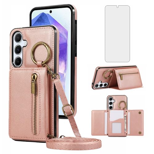 Coque Galaxy A26 anti-rayures resout le probleme des chutes Asuwish couleur or rose