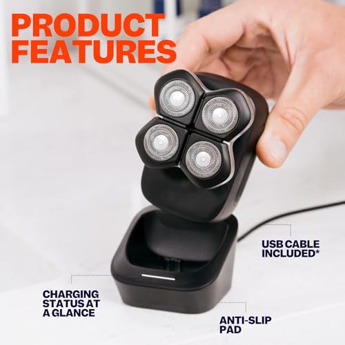 Station de charge rasoir Freebird FlexSeries support compact câble USB avec voyant LED intégré