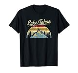 Vintage Retro Lake Tahoe National Forest T Shirt