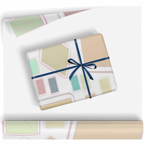 Handphone Or Mobilephone Rodeo All Occasion Wrapping Paper for Friends Family Boys Girls,Gift Tissue Paper Roll 58'x 23' Wrap Paper for Birthday...