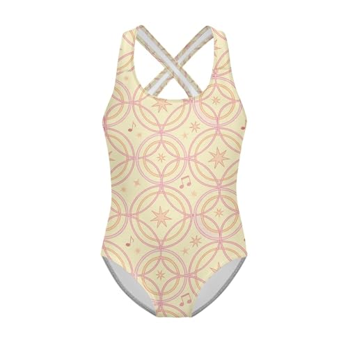 Image of Girls One Piece Swimsuit 3D Sequin Glitter Cross Back Quick Dry Sparkly Bathing Suit for Beach Pool 5-14Y
