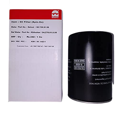 Delcot® 04.270.01.0.00 Generator SpinOn Oil Filter Replacement For