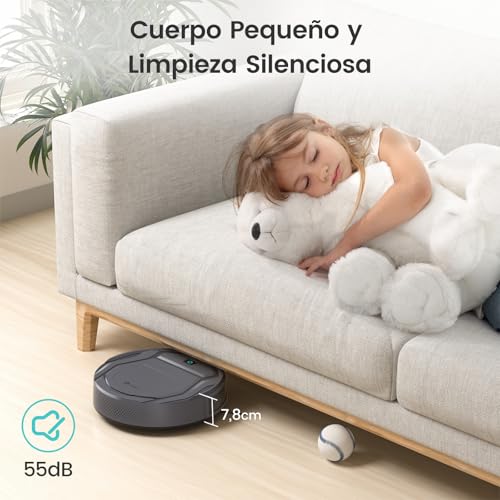 Image of Lefant M310 Ultra Robot Vacuum and Mop, 6000Pa Suction-Slim Robotic Cleaner with ToF LiDAR Navigation, Accurate Obstacle Avoidance, WiFi /App /Alexa Control, 170min Runtime, for Pet Hair and Home