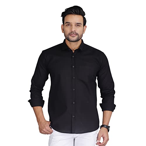 Image of Man Slim Fit Cotton Casual Shirt