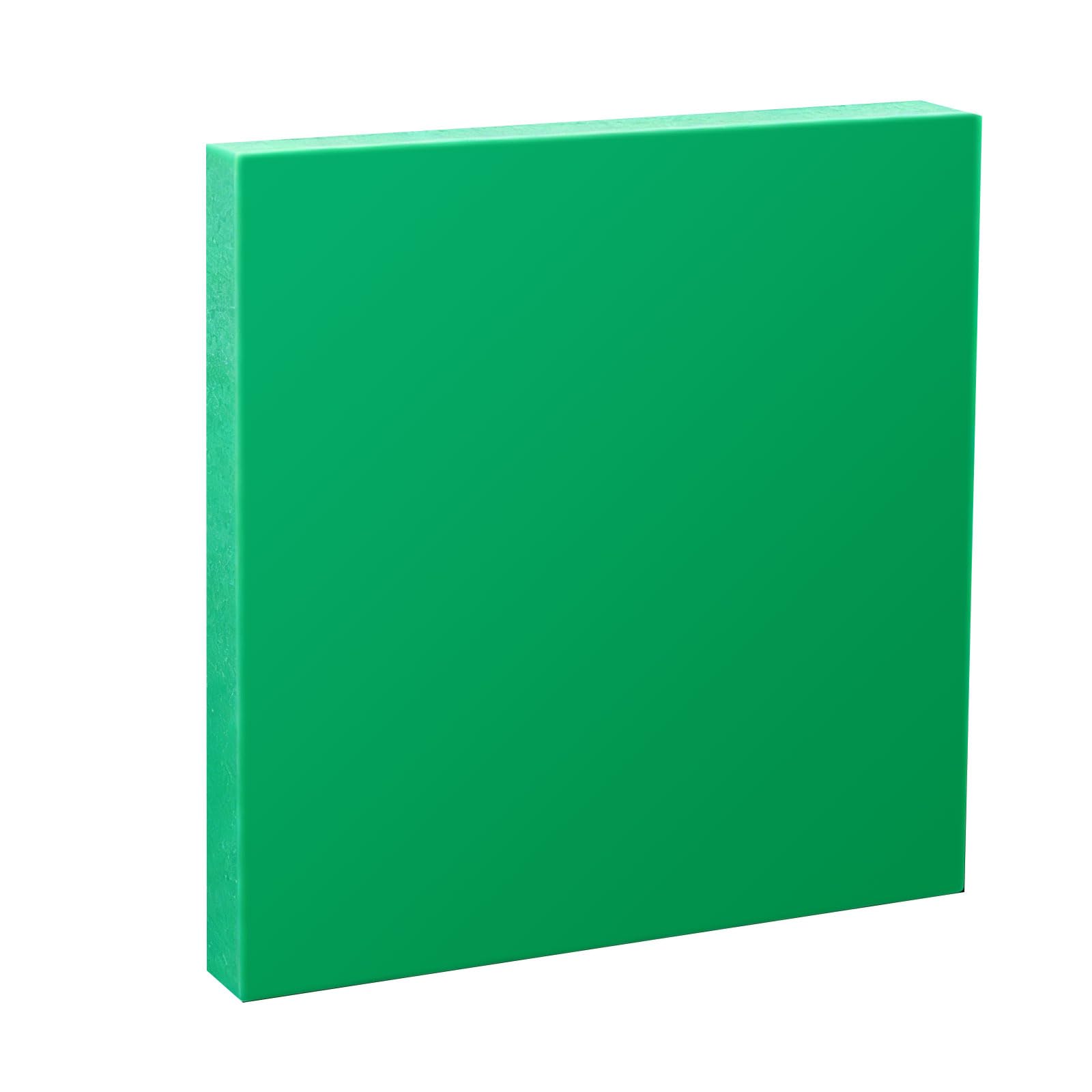 Plaque plastique résistante à l'usure UHMW-PE verte épaisseur 30mm