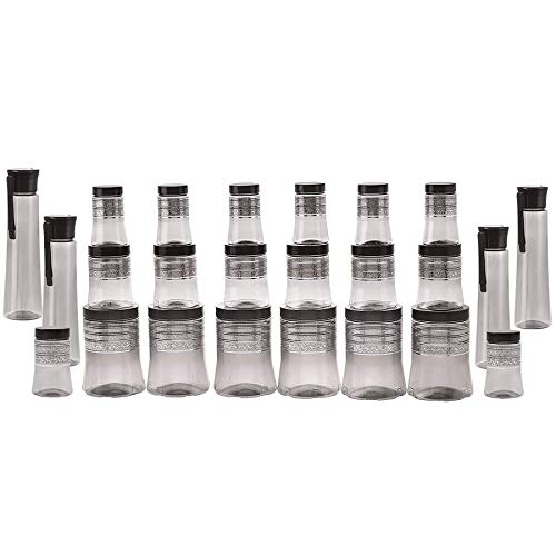 Buy Steelo Belly Container 24 Pcs Set,300 mlx 8,500 ml x 6,1200 ml x 6