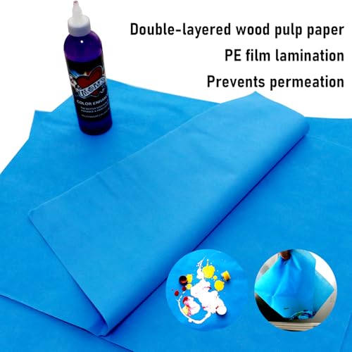 Image of Tattoo Table Covers Clean Pad, Waterproof Tattoo Bib Sheet for Patients - Dentist or Medical Tray Cover and Nail Table Cover Supplies,100pcs15 inch X 19 inch