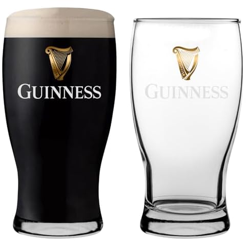 Rink Drink 2X Guinness Pint Glass Set Cover