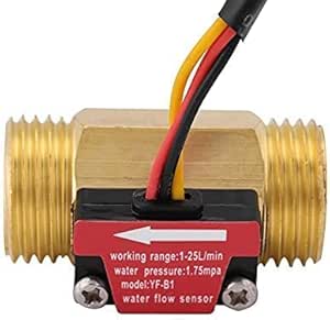 Flussostato Elettromagnetico G1/2" In Ottone - Sensore Di Flusso Acqua 1-25L/min - Foto 11