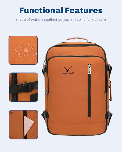 Image of Hynes Eagle 38L Flight Approved Backpack Carry On Travel Bag for Men Women