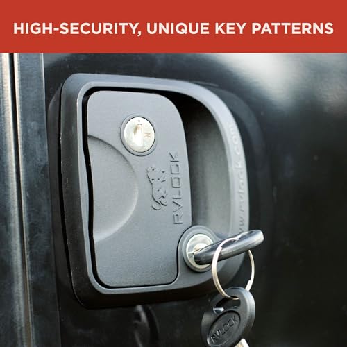 Image of RVLock Griplite RV Door Latch Replacement, Fits Most Campers /Trailers /RVs (Pack of 2)