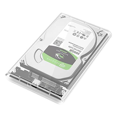 Caja transparente para disco duro 2.5" USB 3.0 miniatura 6
