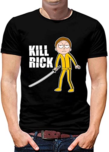0088 - Camiseta Kill Rick - Paranoia Records (as4, Alpha, x_l, Regular, Regular, Estándar, Negro, XL) Cover