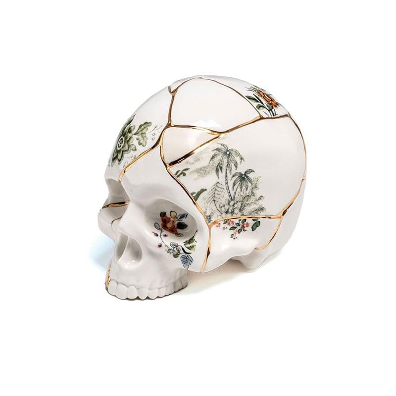 【新品未使用】 SELETTI kintsugi プレート Amazon.com: Seletti Kintsugi Fruit Plate in Porcelain and 24
