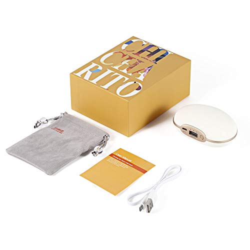 BlackEdragon Cute Pea Shape Winter USB Rechargeable Mini Hand Warmer Massage Portable with Power Bank 4000mah for Cellphone