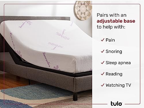 Tulo-by-Mattress-Firm-12-INCH-Memory-Foam-Lavender-Mattress-Pain-REDUCING-Pressure-Relief-Queen-Size