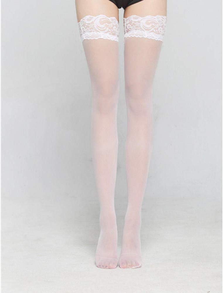 Women's Erotic Lingerie Sets Women's G-Strings, Thongs & Tangas Sexy Linegerie Hot Lace Top Stay Up Thigh High Stockings Pantyhose Non-slip Silicone Sexy Stockings For Garters Women s Hosiery-Pink