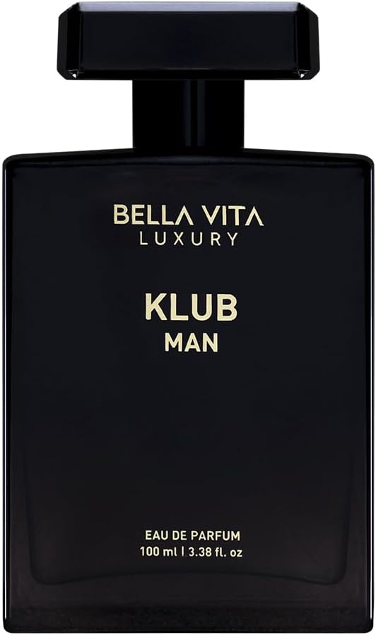 Perfume For Men - Bellavita Klub Eau De Parfum Men| Musky & Spicy Men'S Perfume| Lemon, Rose Vanilla| Long Lasting Fragrance Men- 100 Ml