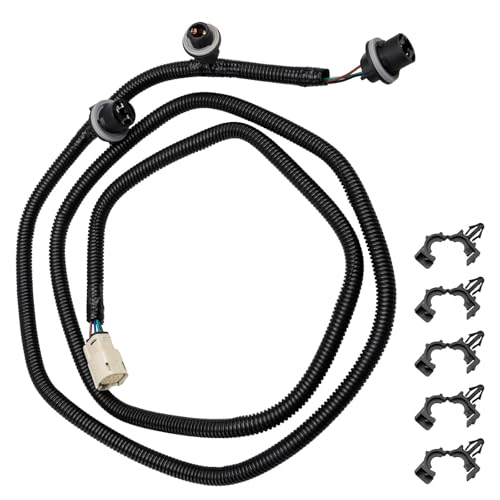 LQYLMY Passenger/Right Side Tail Lamp Wiring Harness Compatible with Chevy Silverado GMC Sierra 1500 2500HD 3500HD 2016-2019 Replace 23295977